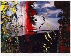 Ohne Titel by Gerhard Richter, 2015, Oil on colorphotograph, original on backing board, sold Jun 2022