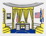 Roy Lichtenstein, The Oval Office, 1992, Silkscreen in colors