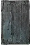 Günther Förg, Ohne Titel, 1988, Bronzerelief with green-brown patina