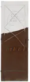 Antoni Tàpies, Door and Colors, 1974, Acrylic and pastel on wooden door with lock