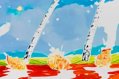 Norbert Bisky, Blutfluss, 2005, Oil on canvas