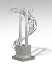 Martin und Brigitte Matschinsky-Denninghoff, Großes Tor, 1992, Sculpture. Chrome nickel steel