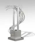 Martin und Brigitte Matschinsky-Denninghoff, Großes Tor, 1992, Sculpture. Chrome nickel steel