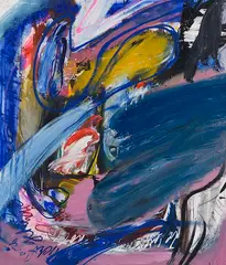 Walter Stöhrer, Für Nanna, 1976, Mixed media on canvas