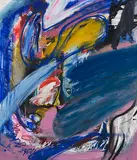 Walter Stöhrer, Für Nanna, 1976, Mixed media on canvas