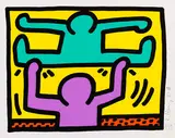 Keith Haring, Pop Shop I (1 of 4), 1987, Silkscreen in colors