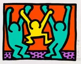 Keith Haring, Pop Shop I (1 of 4), 1987, Silkscreen in colors