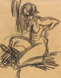 Ernst Ludwig Kirchner, Kniender Akt