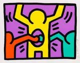 Keith Haring, Pop Shop I (1 of 4), 1987, Silkscreen in colors
