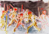 Daniel Richter, Ohne Titel, 2007, Oil on paper
