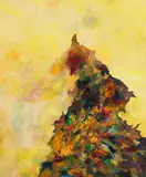 Profil des Herrn Flüsterzunge by Bernard Schultze, 2003, Oil on canvas, sold Jun 2022