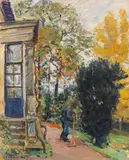 Max Slevogt, Gärtner vor dem Haus