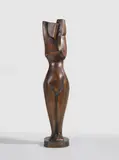 Marg Moll, Krugträgerin (Stehende mit Krug), 1928, Bronze with golden brown patina
