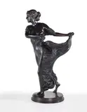 Franz von Stuck, Tänzerin, 1898, Bronze with black-brown patina