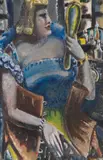 Paul Kleinschmidt, Wassernixe, 1940/1948, Oil on canvas