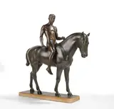 Artur Volkmann, Reiter, Um 1911, Bronze with black-brown patina