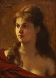 Franz Defregger, Mädchenporträt