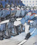 Albert Weisgerber, Ein Unheilstifter, 1905, Gouache