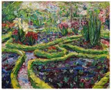 Emil Nolde, Buchsbaumgarten, 1909, Oil on canvas