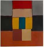 Sean Scully, Blue Yellow Figure, 2004, Oil on canvas