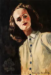 Francis Picabia, La résistance, Um 1943, Oil on firm board