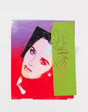 Andy Warhol, Isabelle Adjani, 1986, Color silkscreen over Collage on wove paper