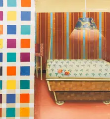 Matthias Weischer, Cube, 2003, Oil on canvas