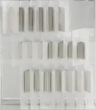 Heinz Mack, Lamellen-Relief, 1966/2003, Acrylic glass, aluminum and stainless steel