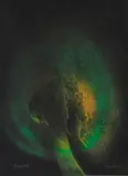 Otto Piene, Gütersloh, 1976, Mixed media. Gouache, fire and soot