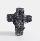 Günther Uecker, Nagelkreuz (dunkel), 2017, Bronze, dark version, patinated by hand
