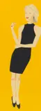 Alex Katz, Black Dress - Ruth, 2015, Silkscreen in colors