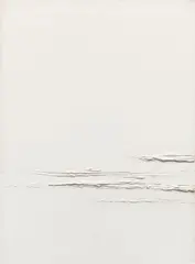Hermann Goepfert, W 38/60 (Weißbild), 1960, Oil on canvas
