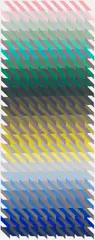 Horizonte by Anton Stankowski, 1989, Acrylic on canvas, sold Dec 2021