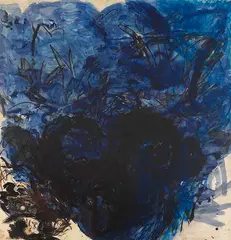 Steinbock by Herbert Brandl, 1985, Mixed media, sold Dec 2021