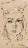 Horst Janssen, Porträt (Gesche Tietjens / Panne)