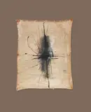 Arnulf Rainer, Zentralgestaltung, 1951, Oil on burlap