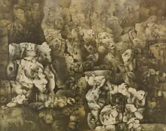 Richard Oelze, Wald, 1963/64, Oil on canvas