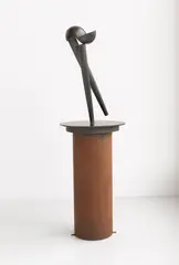 Fritz Koenig, Zwei VI, 1973, Bronze with black patina