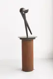 Fritz Koenig, Zwei VI, 1973, Bronze with black patina