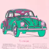 Volkswagen by Andy Warhol, 1985, Silkscreen in colors, sold Jun 2021