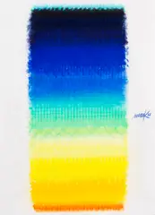 Heinz Mack, Klassische Farbchromatik, 1966, Pastel