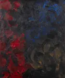 Onyx by Ernst Wilhelm Nay, 1963, Oil on canvas, sold Jun 2021