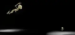 Hyungkoo Lee, Mus Animatus & Felis Catus Animatus (2-tlg.), 2006/07, Resin, aluminium sticks, stainless steel wires,...