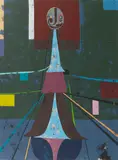 Gert und Uwe Tobias, Ohne Titel, 2006, Woodcut in colors