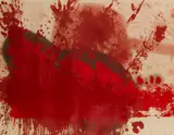 Hermann Nitsch, Ohne Titel, 1987, Mixed media on board, mounted on backing board