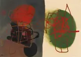 Fritz Winter, In zwei Räumen, 1951, Oil on paper, on panel