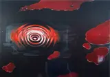 Dirk Skreber, Ohne Titel, 2002, Oil and tape on canvas