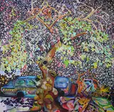 Nick Lowe, Taxi, 2004, Oil and Acrylic on canvas