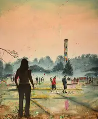 Till Gerhard, The Day After, 2004, Acrylic on canvas