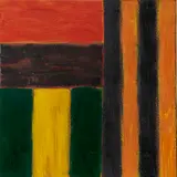 Sean Scully, Fire, 1984, Oil on canvas